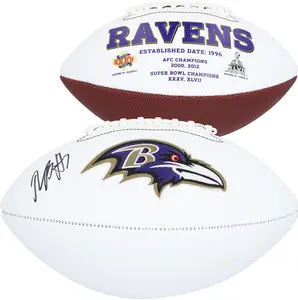 Rashod Bateman Baltimore Ravens Autographed Jardin White Panel Football - Fanatics Authentic Certified