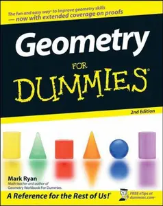 USED-Geometry for Dummies by Mark Ryan (Paperback)