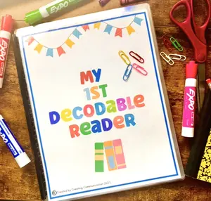 My 1st Decodable Reader Reusable Dry Erase Blending Reading First Words Kindergarten First Grade
