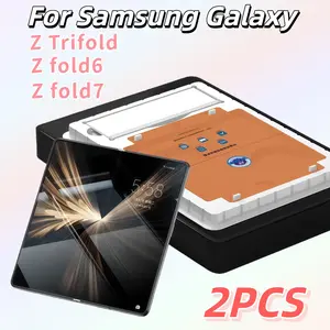 2-Pack Screen Protector Compatible with Samsung Galaxy Z Fold6/fold7/trifold Smartphone, Easy Installation Soft Ceramic Film, Scratch-Resistant, Protection