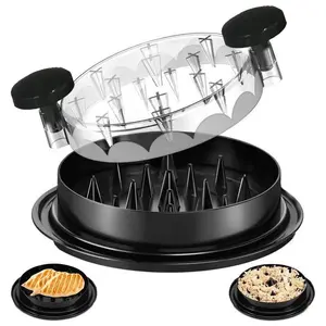Chicken Strainer, Chicken Breast Strainer, Cooked Meat Strainer, Transparent Lid, Ergonomic Design, Auto Water Absorption, Easy Clean