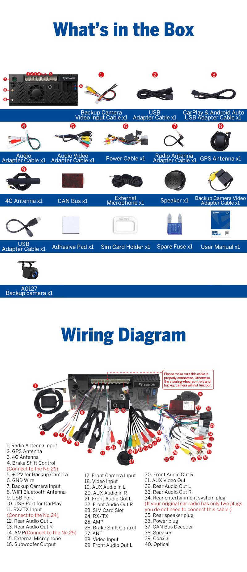 EONON Car Stereo for Chevy GMC Buick Chevrolet Silverado Sierra Suburban Tahoe Impala Traverse Avalanche HHR Acadia Yukon Truck, Wireless CarPlay & Android Auto, 8" Android 13/14 Touch Screen, Dashcam, backup camera, SWC, BT - GMX7A, GMX6S