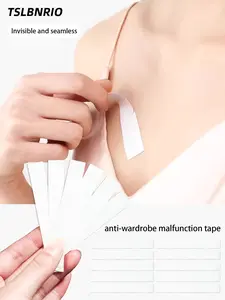 108pcs Anti-Exposure Tape, Double-Sided Adhesive for Shirt Necklines and Chest, Invisible Fixing Tape, Suitable for Shirts, Underwear, Jackets, and Other Clothing Accessories