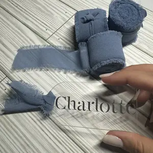 Customizable Plastic Name Place Cards with Ribbons - Wedding, Corporate, Bridal, Parties & Special Occasions - Durable Plastic with Stylish Ribbons Available