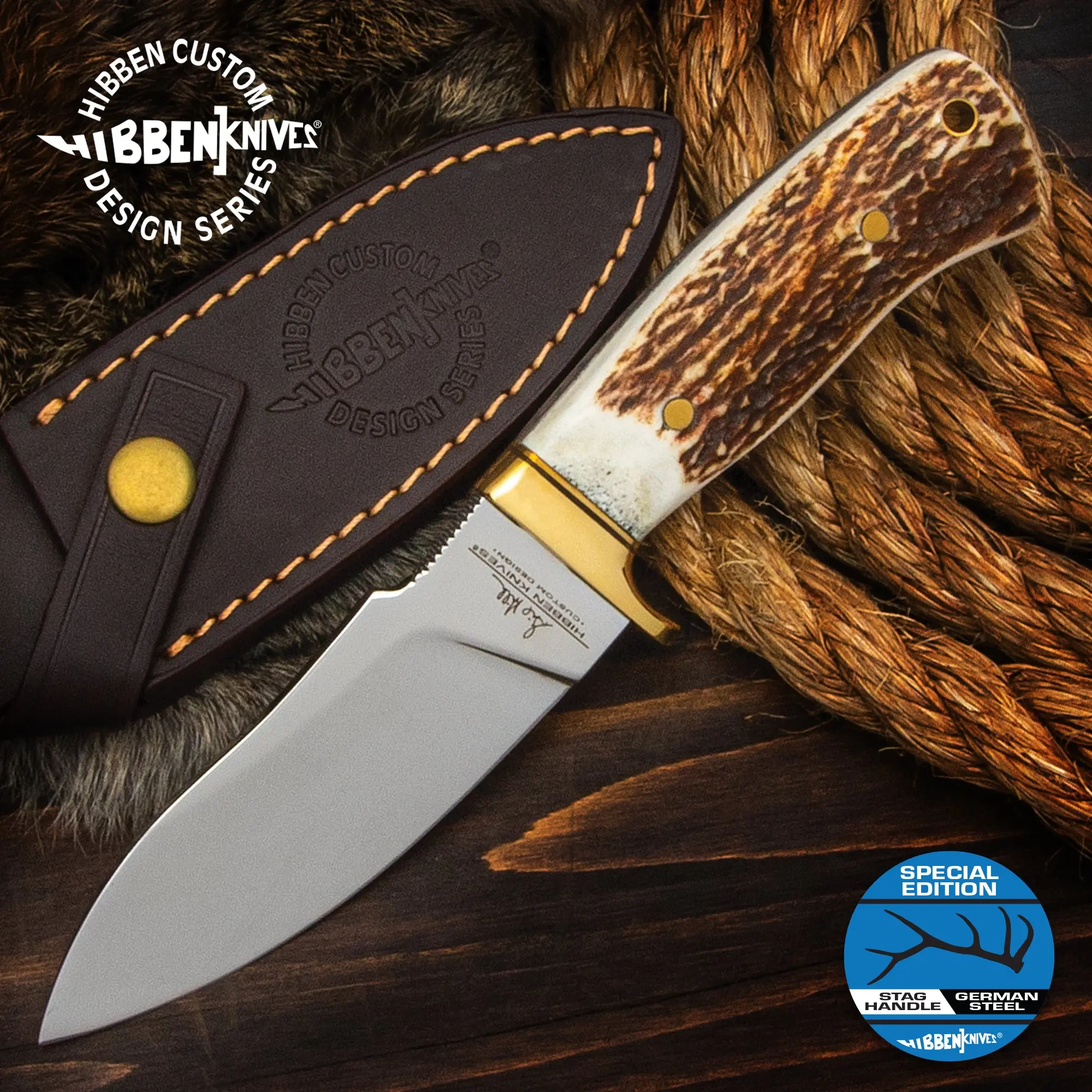 Special Edition Hibben Stag Chugach Hunter Knife