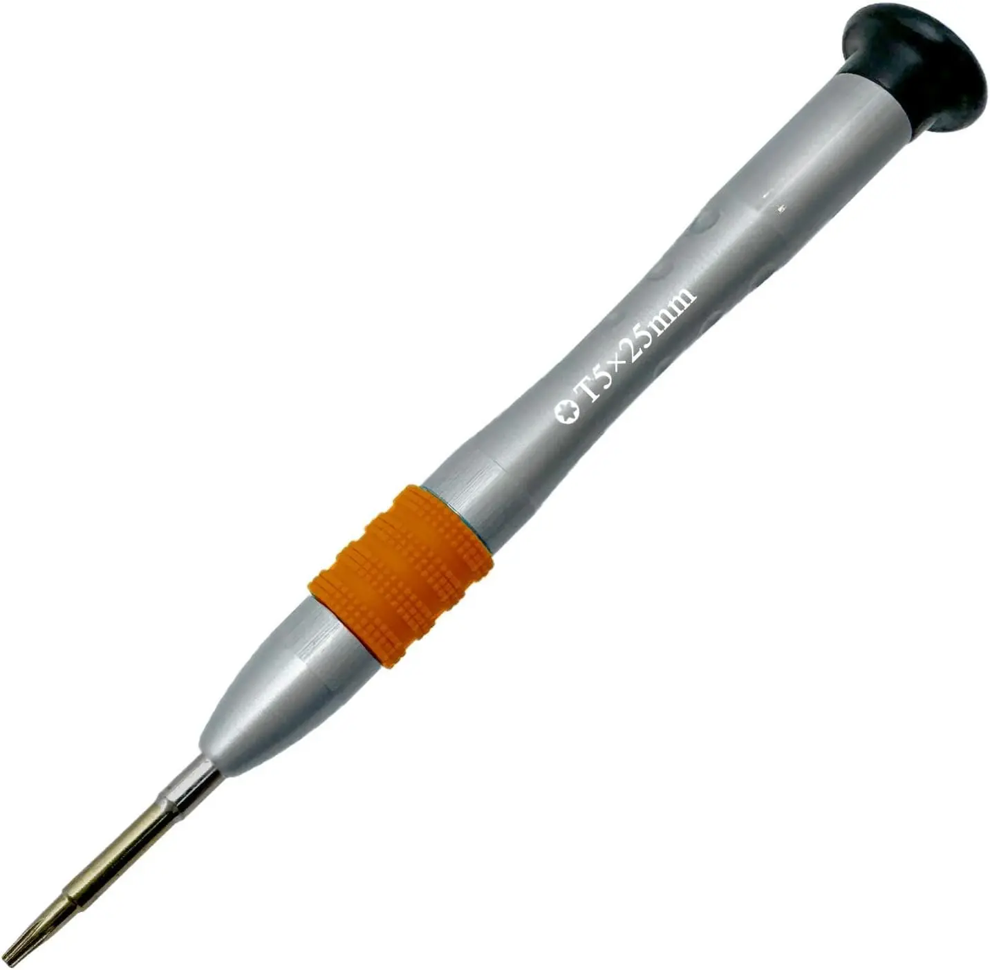 Torx T5 Screwdriver Bits, S2 High Alloy Steel Tips, 6-Point Design, Non-Slip Grip, Quick-Rotation Cap, Anti-Roll Feature, for MacBook Laptop Hard Disk Replacement, Ring Doorbell, Home Improvement, Technician & Craft Maintenance