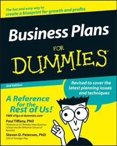USED-Business Plans for Dummies by Tiffany, Paul (Paperback)