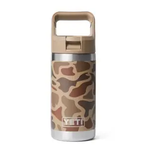 Rambler JR. 12oz Bottle W/Straw Cap - Wetlands Camo