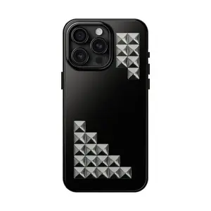 Midnight studded luxe design with a sleek, edgy, and glamorous vibe. Suitable for iPhone 17-11 Pro Max/Plus and  Samsung Galaxy S23-25