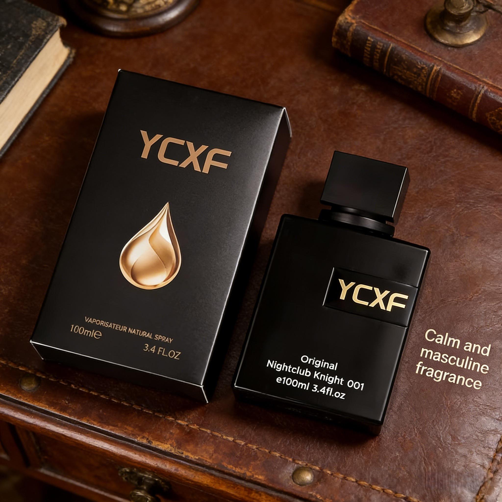 Original Night Club Men's Cavalier Eau De Parfum Spray, 3.6oz. Woody Pineapple. Elegant Bottle Design, Long-lasting Fragrance, Suitable for Various Occasions, Such As Parties, Dates And Office Use, Hair Perfume, Date Night Fragrance