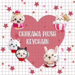 Chiikawa plush keychain trendy keychain