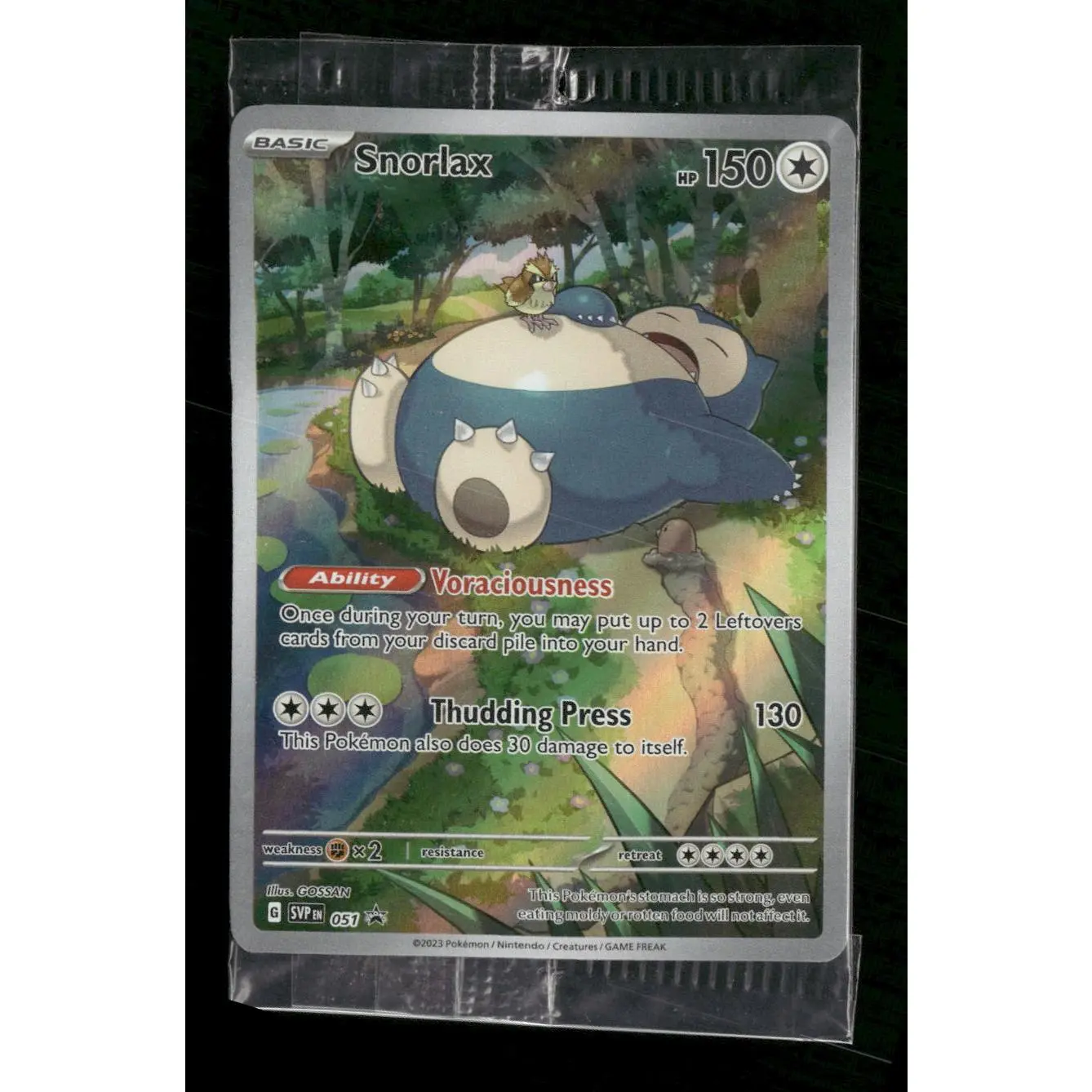 SV: Scarlet & Violet Promo Cards Snorlax #051
