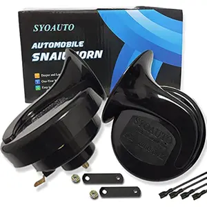 12V Universal Car Horn Kit, Loud Dual Tone High & Low Sound, Waterproof Replacement for Cars, Trucks & SUVs, Easy Install