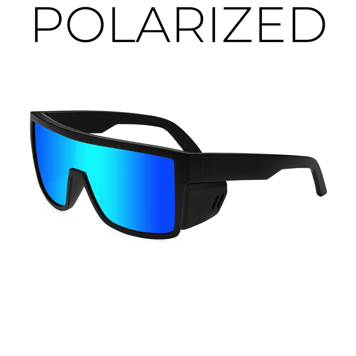 Black frame ice blue film polarizer