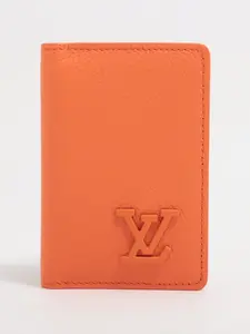 Pre-owned Louis Vuitton Leather Small Leather Goods Aerogram Pocket Organizer