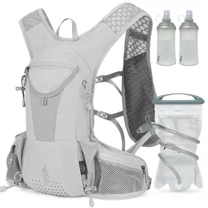 Hydration Pack Backpack, Lightweight Water Backpack with 2L Leakproof Hydration Bladder Daypack for Men Women,Running Hydration Vest for Outdoor Trail