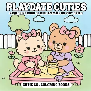Playdate Cuties Coloring Books