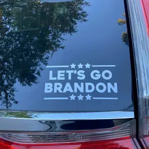 Let's Go Brandon Stars FJB Joe Biden Sticker Bumper Vinyl Decal-I Did That Biden Stickers-That's All Me I Did That Funny Sticker for Car Decals Motorcycle Helmet Laptop Window
