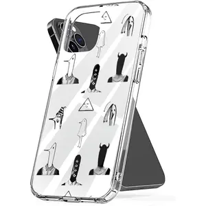 Phone Case Punpun Cover All Funny Forms Shockproof Pack Aesthetic Transparent Compatible with iPhone SE 7 8 X XR 11 12 13 14 15 16 Plus Mini Pro Max Samsung Galaxy Note S9 S10 S20 S21 Ultra Plus Protection Protective