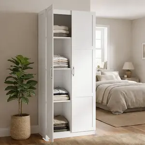 Office Storage Cabinet, Large Capacity Organizer, Wooden Bedroom Storage Unit for CD, Blankets and Books, Suitable for Living Rooms, Office and Study Rooms