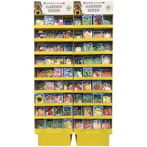 American Seed 7037323 Green Garden Assorted Seed Display, Pack of 800