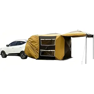 Car Tailgate Tent for MG 5 SW EV/MG 4 EH32 MG5 SW/MG4,Auto Camping Awning with Screen Porch,Portable Vehicle Trunk Tent