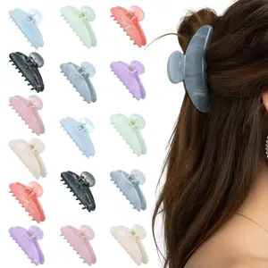 16 count Hair Clip,  Large Hair Clips -  Hold Jaw Clips for Thick Thin Hair, Cute Non-slip Claw Clips, Stylish Hair Accessories for Women Girls (8 Colors)
