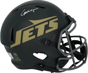 Garrett Wilson New York Jets Autographed Riddell 2025 Salute To Service Speed Replica Helmet - Fanatics Authentic Certified