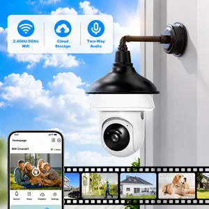 Portable Light Bulb Security Camera 1080P HD, Wireless WiFi Smart Home Camera with Full-Color Night Vision, Motion Detection Alarm, Two-Way Audio, Outdoor Camera for Porch Garage Yard, Alexa Compatible, Cloud Storage Support