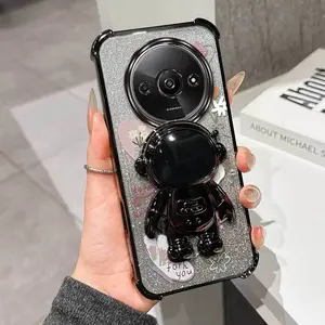 1 Piece Suitable For Redmi A5/A3/A1/A3 Pro Cute elements Daily Use Ready Flexible Suitable For Redmi A3 Protective Phone Case Cover With Stylish And Stand