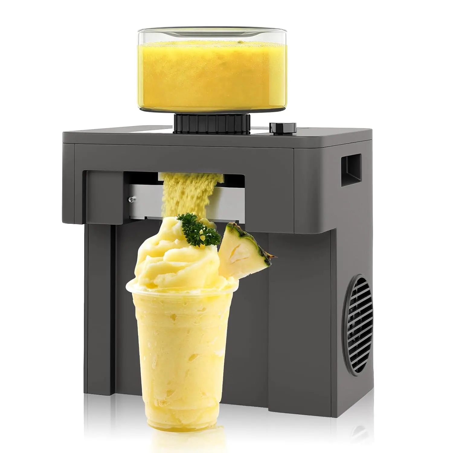 Shaved Ice Machine and Snow Cone Maker, 60 Second Quick Start Slushie Machine for Home, No Ice or Pre Freezing, 15 Texture Levels, Quiet Self Cleaning Frozen Drink Maker