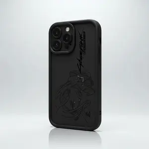 Edgy Cyberpunk Rebecca Line Art Phone Case | Anime Core Vibe for iPhone17/17PROMAX/17PRO/16/15/14/13/12/GALAXYS21/S22/S23/S24 Celestial Eye Layered Phone Case exquisite craftsmanship Cool trend BOBOJT1537004