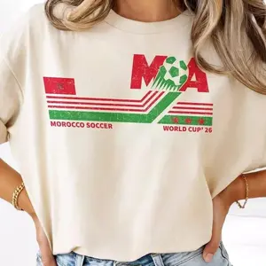 Morocco Soccer World Vintage Comfort Colors Shirt