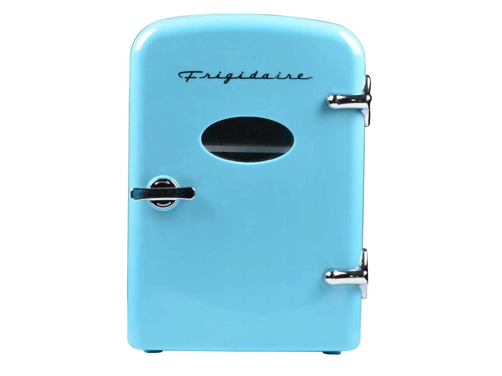 Frigidaire EFMIS129-BLUE Retro Mini Fridge - 6-Can Beverage Cooler for RV Living, Blue