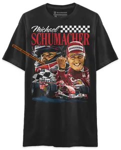 BLACK RABBIT Michael Schumacher 90s Racing Y2K Retro Vintage Unisex Classic T-Shirt