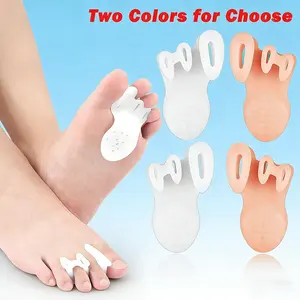 2 counts Gel Toe Separators & Ball of Foot Cushions, Toe Spacers for Daily Toe Application
