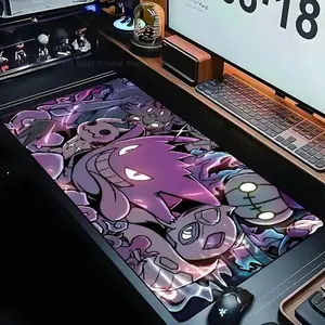 Gengar Ghost Mousepad from Ultra Premium Collection, Large Desk Mat Playmat, Non-Slip Gaming Mouse Pad, Anime Ghost Keyboard Mat for TCG Card Game, PC Gaming Desk Setup