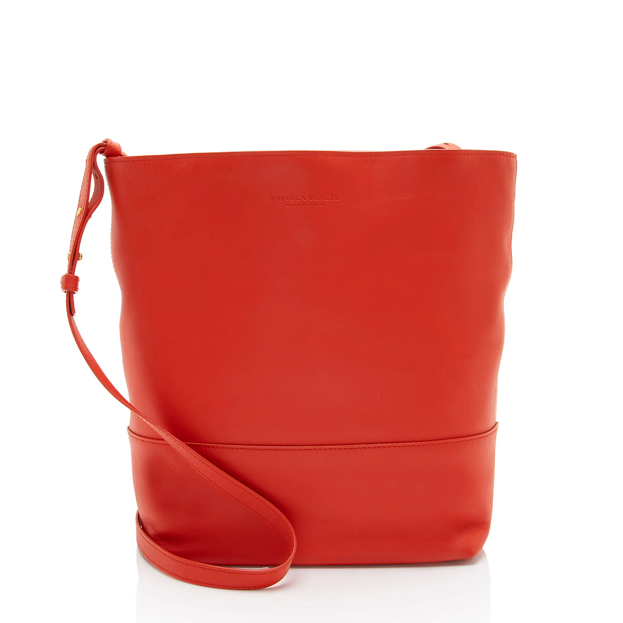 Pre-owned Bottega Veneta Leather Shoulder bags Nappa Bucket Bag