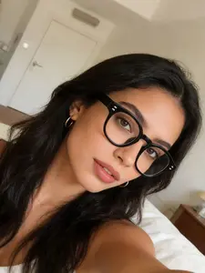 High-Quality Women's Small Square Frame Glasses, Retro Fashion, All Seasons, Casual Daily Wear, Office Reading