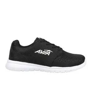 Avia Womens Avi-Solstice Lace Up Sneakers Shoes Casual - Black