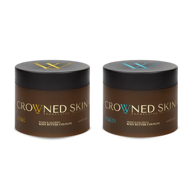 Reign & King Body Butter Duo - 2 Full-Size Jars (Bundle Deal)