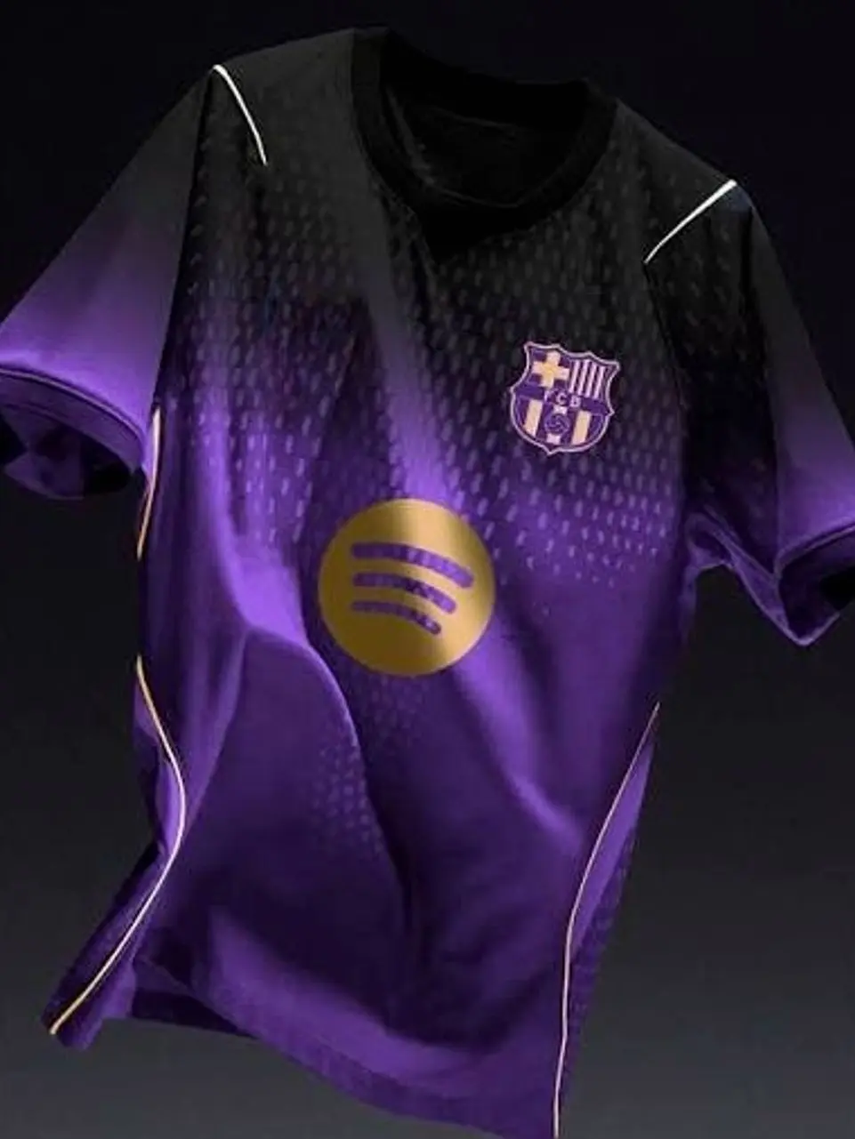Unisex Purple Soccer Jersey Personalized Barcelona Away Stadium Shirt 2026-27 Away Shirt Football Shirt Breathable Fan Style