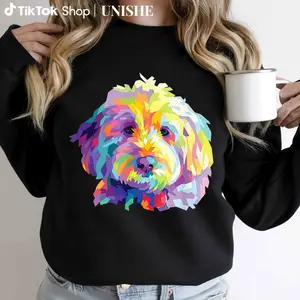 Goldendoodle Dog Gift Sweatshirt – Unisex Colorful Long Sleeve for Pet Fans