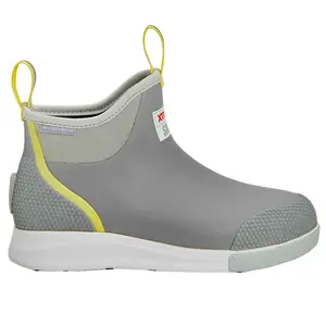 Xtratuf Womens Sport Ankle Deck Casual Boots Ankle Low Heel 1-2" - Grey