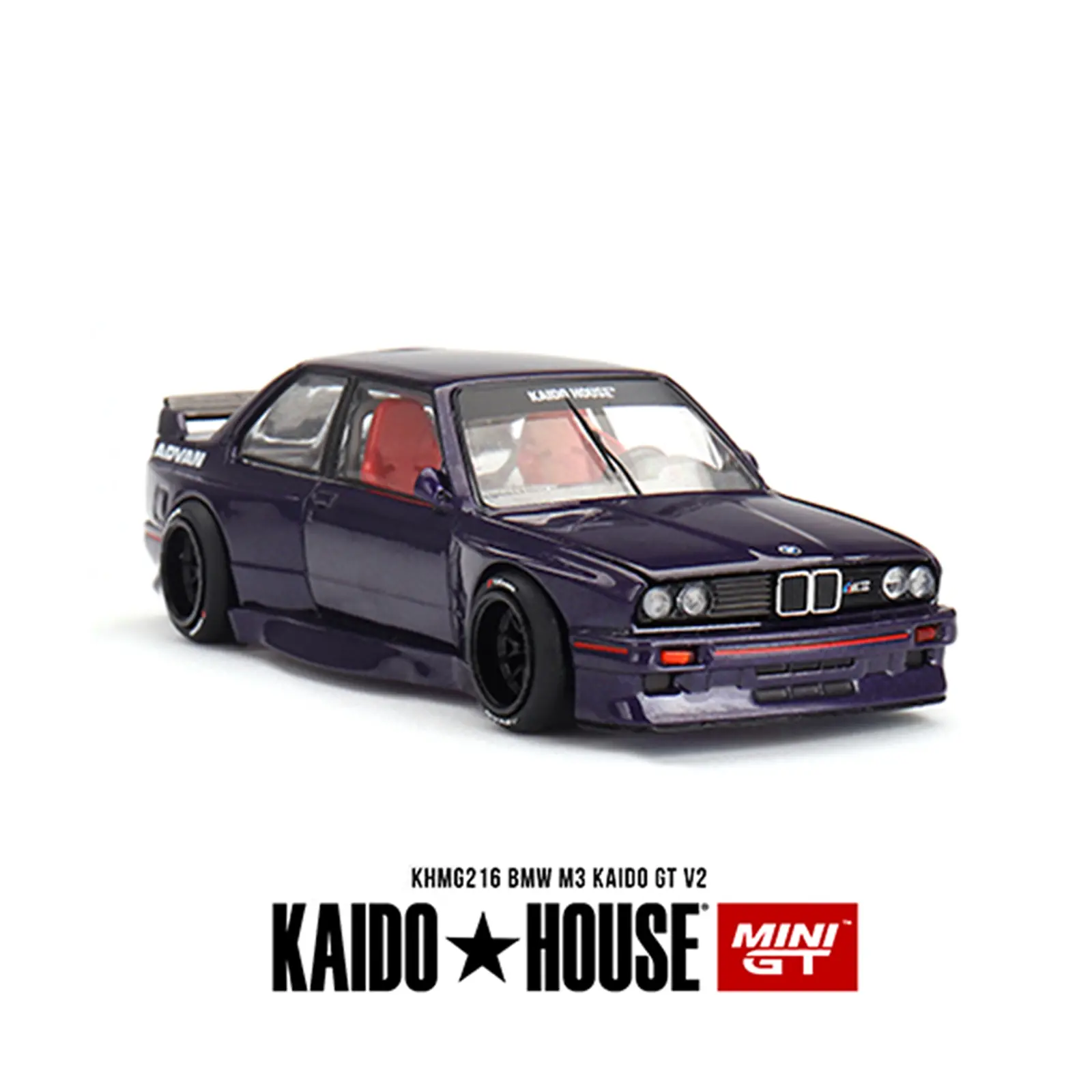 Kaido House BMW M3 Kaido GT V2, Purple, 1:64 Scale, Diecast Model Car