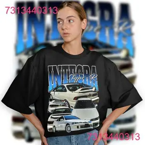 Vintage Honda Integra Type R Graphic T-Shirt Collection for JDM Fans Tshirt