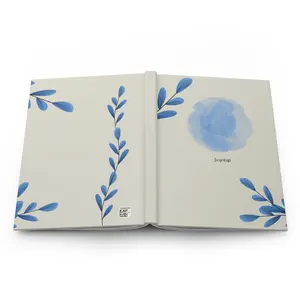Blue Foliage Cover Journal (Lined)