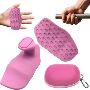 Ergonomic Non-Slip Workout Grips, Gym Weightlifting Pads for Men and Women, Palm Protection for Deadlifts and Fitness Training, Gym Accessories