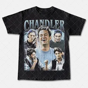 Chandler Bing Vintage 90s T-Shirt, Friends TV Show Fan Tee, Unisex Shirt, Retro Graphic Tee, 90s Sitcom Clothing