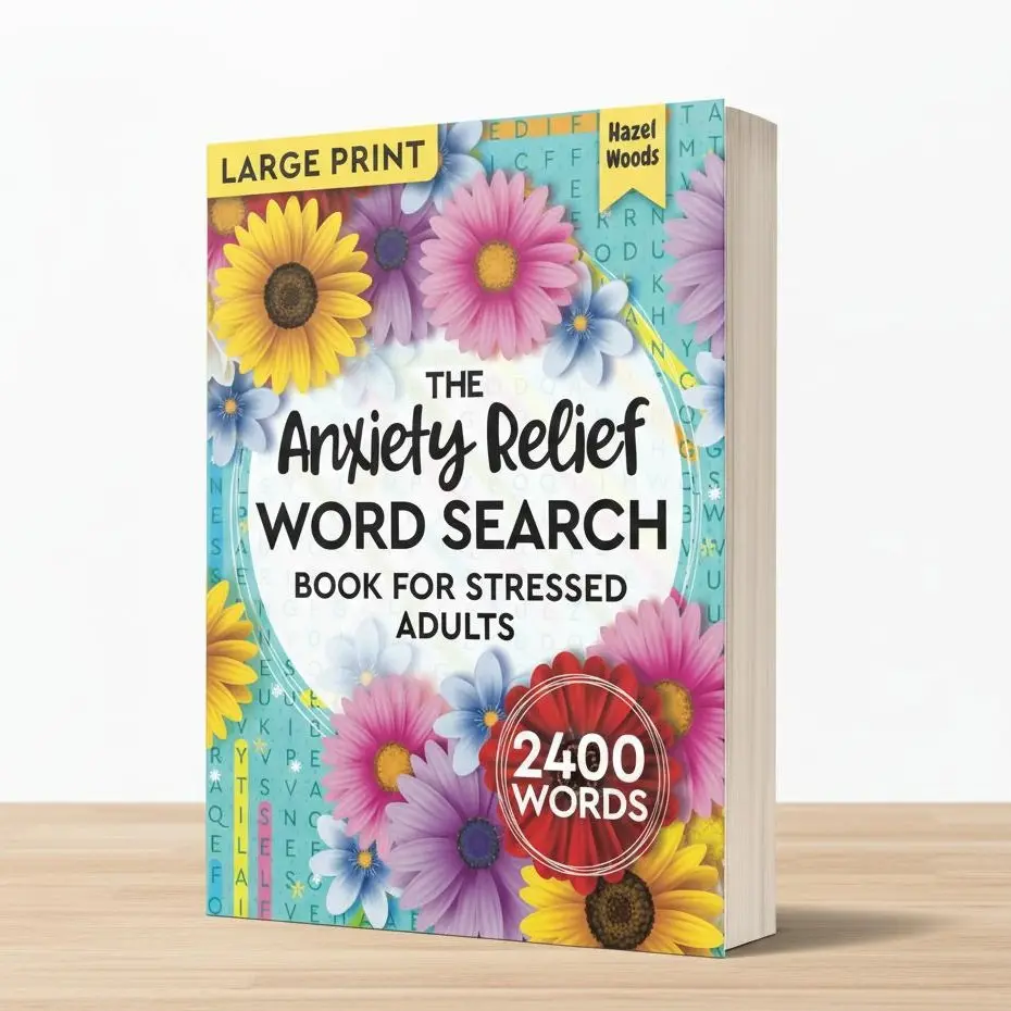The Anxiety Relief Word Search Book for Stressed Adults: Boost Your Mood with 120 Uplifting Theme-Based WordFind Puzzles in Large Print to Help You ... Positive Vibes (Positive Vibes Word Finds) Paperback – June 17, 2023